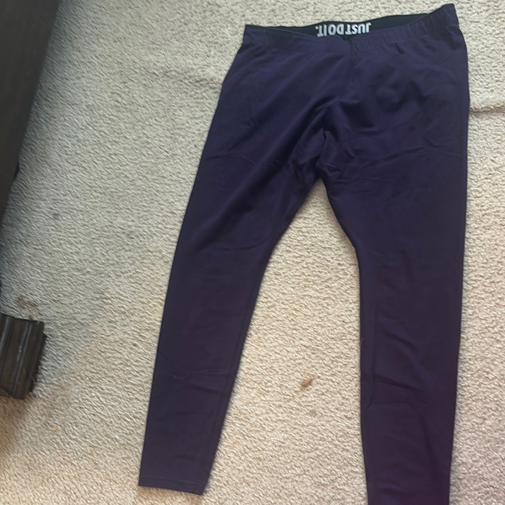 Nike Purple Leggings Athletic Stretch